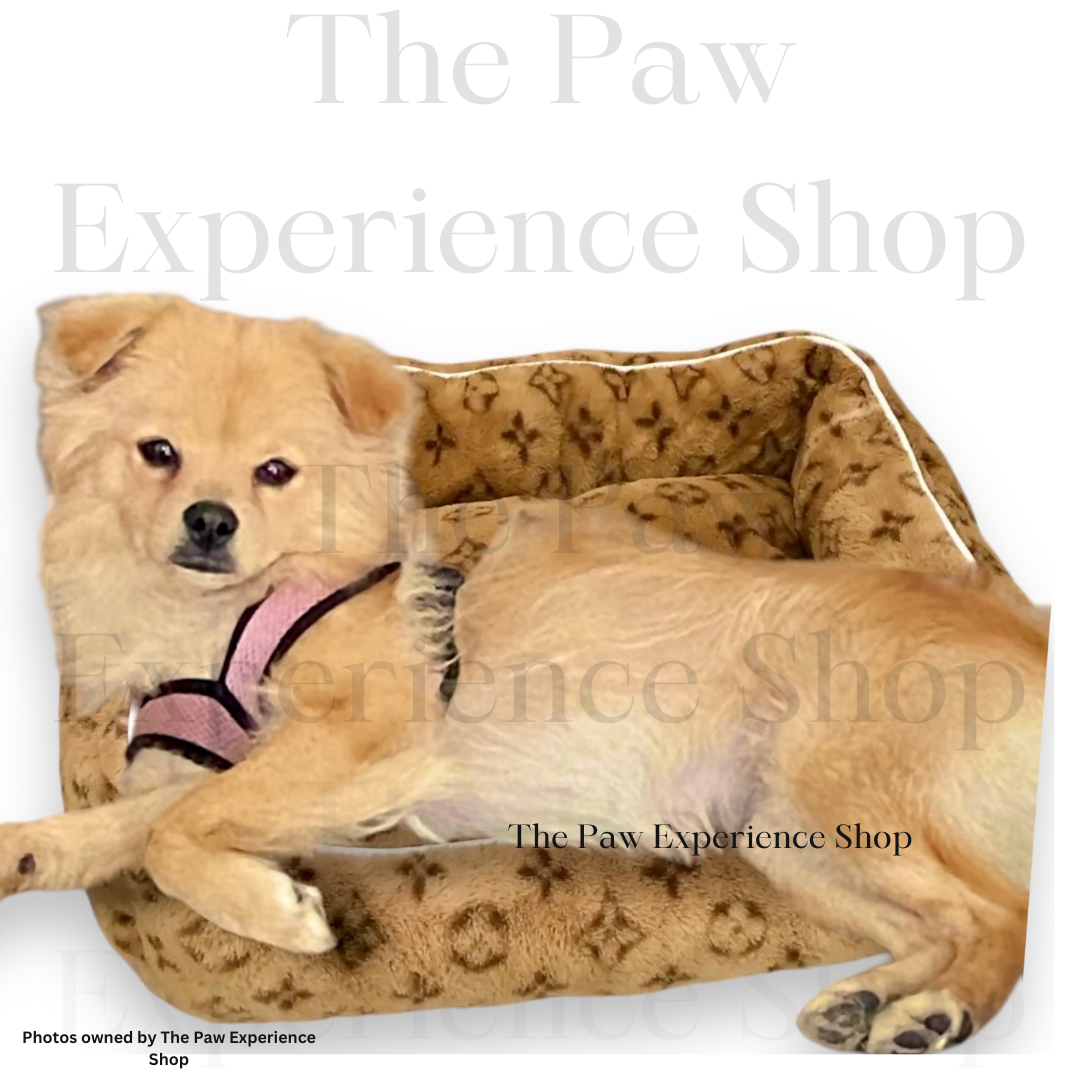 LV inspired dog bed The paw experience shop